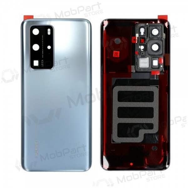 Huawei P40 Pro achterkant (zilverachtig) (Silver Frost) (gebruikt grade A, origineel)