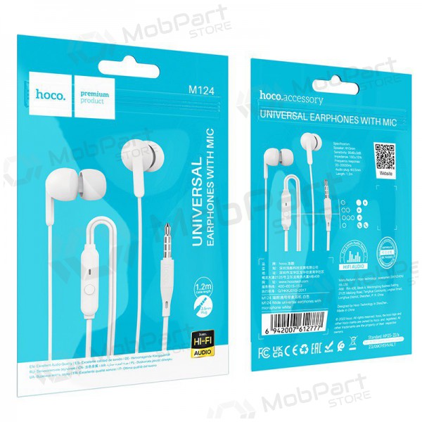 Ausinės Hoco M124 3,5mm