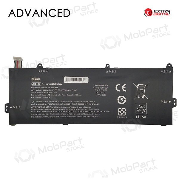 HP LG04XL, 4100mAh laptop batterij, Advanced