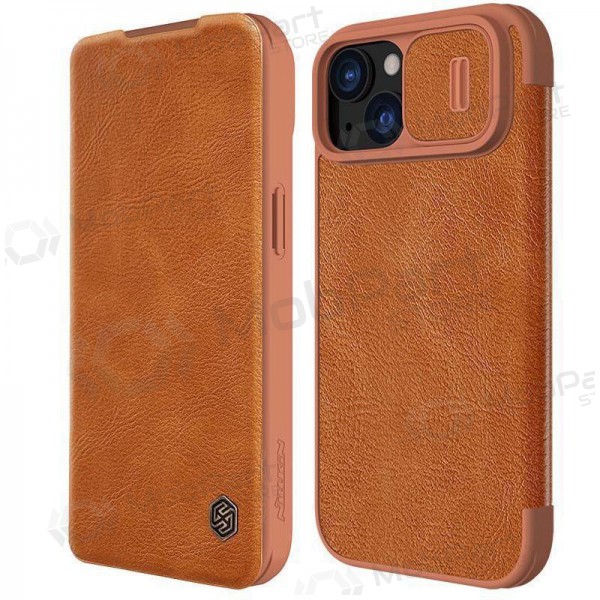 Apple iPhone 14 Plus hoesje „Nillkin Leather“ (bruin)