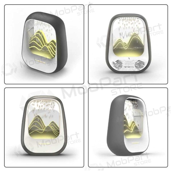 Ontspannende bluetooth-luidspreker met RGB-verlichting Relaxing Rain grijs