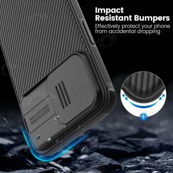 Apple iPhone 15 Plus hoesje „Nillkin CamShield Pro“ (zwart)