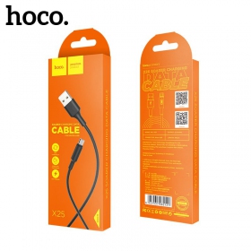 USB kabel Hoco X25 microUSB 1.0m (zwart)