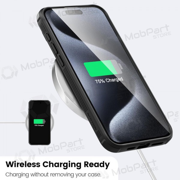 Apple iPhone 15 Pro hoesje „Nillkin CamShield Pro“ (zwart)