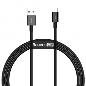 USB kabel Baseus Superior Type-C 66W 1.0m (zwart) CATYS-01
