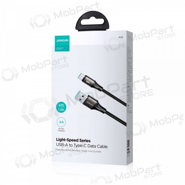 USB kabel Joyroom SA25-AC3 USB to USB-C 3A 2.0m zwart