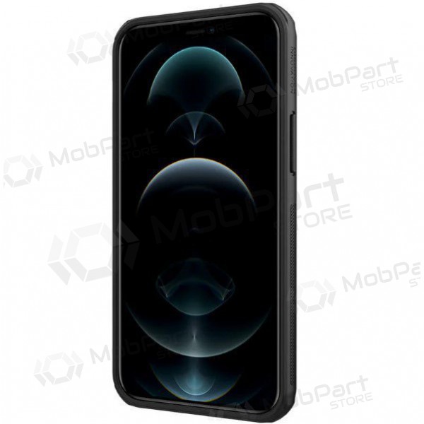 Apple iPhone 15 Pro Max hoesje „Nillkin Frosted Shield“ (zwart)