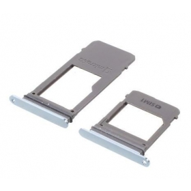 Samsung A530 Galaxy A8 2018 SIM-kaarthouder (2stuks) Purper (orchid gray)