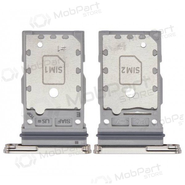 Samsung Galaxy S23 / S23 Plus Dual SIM-kaarthouder (Cream)