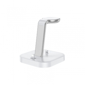 Lader draadloze Hoco CW43 Graceful 3-in-1 wit