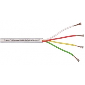 ELAN afgeschermde kabel 4x0.22