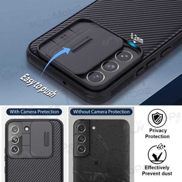 Samsung Galaxy S24 Plus hoesje „Nillkin CamShield Pro“ (zwart)