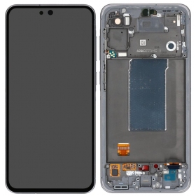 Samsung Galaxy A56 scherm (zwart) (met een frame) (OLED)