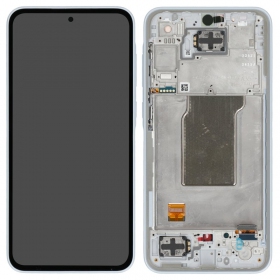 Samsung Galaxy A35 scherm (Awesome Iceblue) (met een frame) (refurbished)