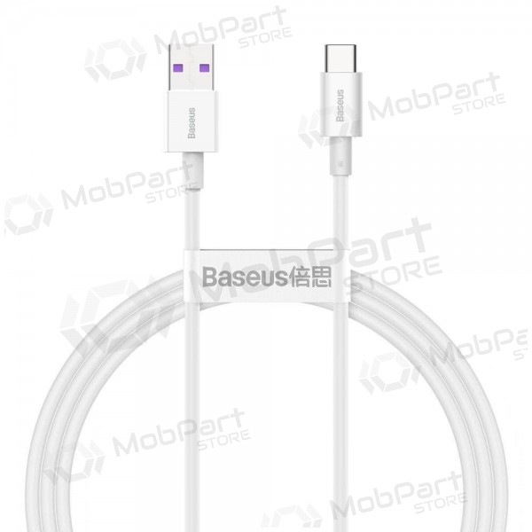 USB kabel Baseus Superior iš USB į Type-C 66W 2.0m wit CATYS-A02