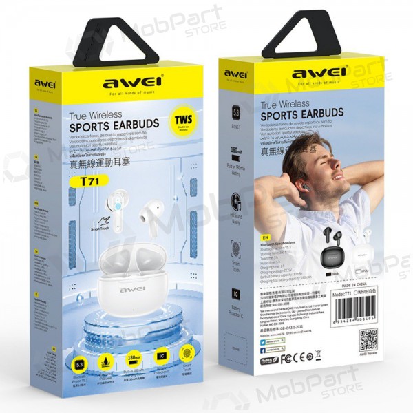 Draadlozes ausinės Awei T71