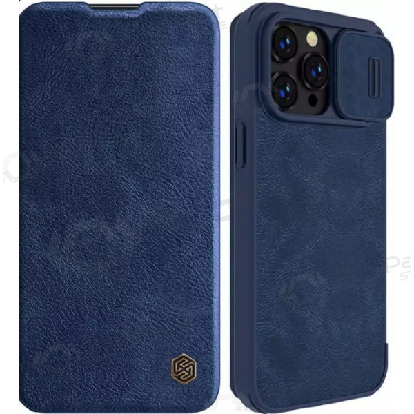 Apple iPhone 14 Pro Max hoesje „Nillkin Leather“ (blauw)