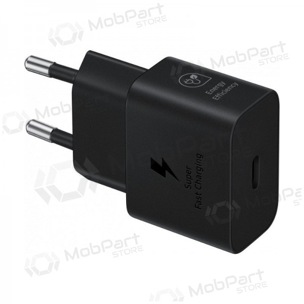 Lader origineel Samsung EP-T2510NBEGEU 25W in het pakket zwart
