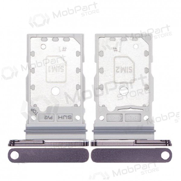 Samsung S908 Galaxy S22 Ultra Dual SIM-kaarthouder (zwart) (service pack) (origineel)