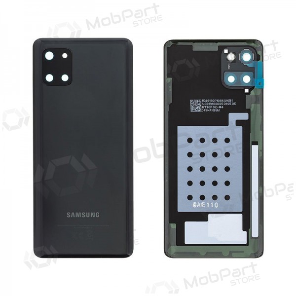Samsung N770 Galaxy Note 10 Lite achterkant zwart (Aura Black) (gebruikt grade C, origineel)