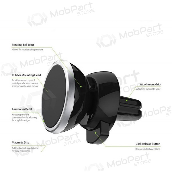 Autotelefoonhouder CPH-26 (for using on ventilation grille, magnetic fixing)