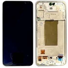 Samsung Galaxy A36 scherm (wit) (met een frame) (refurbished)