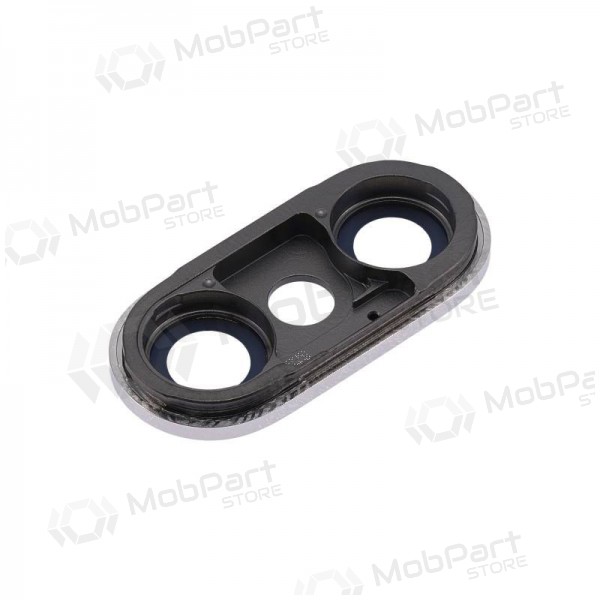 Apple iPhone X camera glas (zilverachtig) (met een frame)