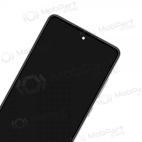 Samsung Galaxy A72 scherm (zwart) (met een frame) (origineel)