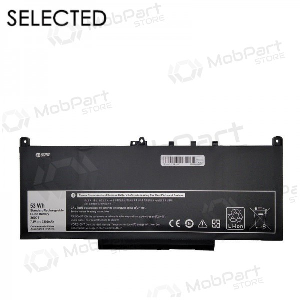 DELL J60J5, 7200mAh laptop batterij, Selected