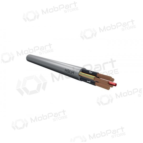 Flexibele kabel Elmat HSLH-JZ 4x0.75 mm² koper LSZH CPR Cca 300/500 V