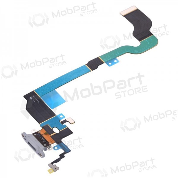 Apple iPhone X oplaadconnector en microfoon (zilverachtig)