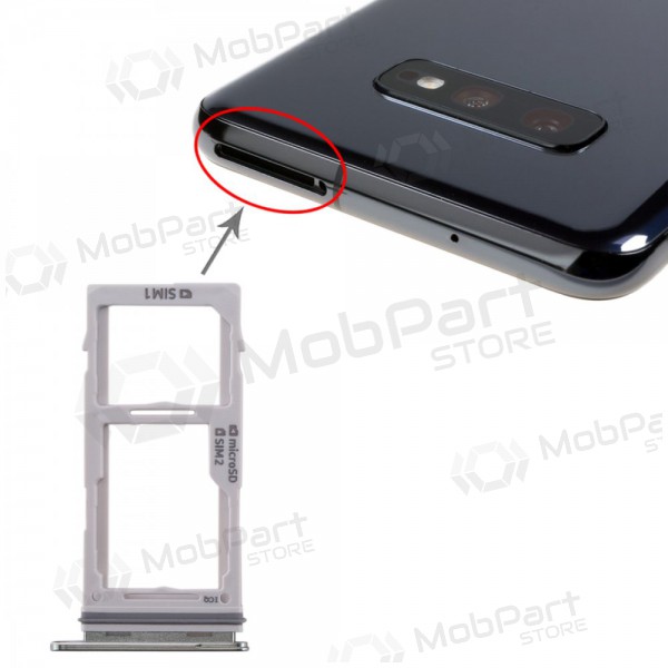 Samsung Galaxy S10e / S10 / S10 Plus DUAL SIM-kaarthouder groen (Prism Green)