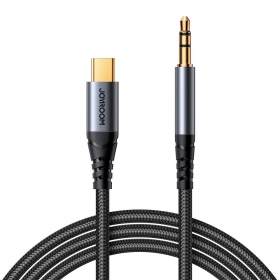 Audio kabel Joyroom SY-A07 USB-C to 3,5mm 1.2m zwart