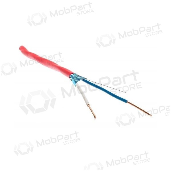 Brandwerende afgeschermde vlamvertragende kabel Bitner HTKSHekw FE180/Ph120 E90 1x2x0.8mm