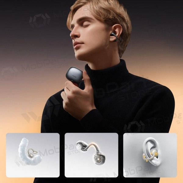 Draadloze hoofdtelefoon met microfoon Joyroom JR-OE3 Bluetooth 5.4 USB-C grijs.