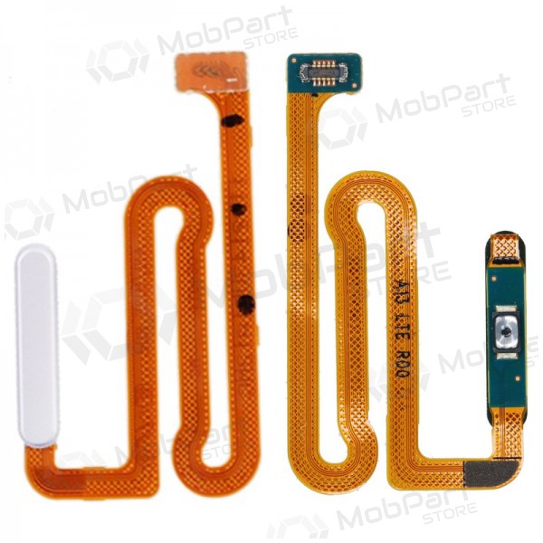Samsung A135 / A137 Galaxy A13 fingerprint, on / off stroomaansluiting (Wit) (service pack) (origineel)