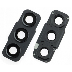 Samsung Galaxy S21 FE camera glas (met een frame) (Graphite)