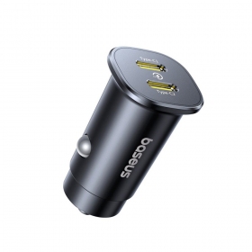 Autolader Baseus GoTrip 2xUSB-C 30W zwart C00072300123-01