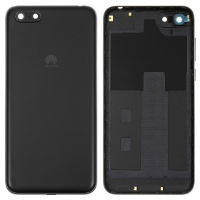 Huawei Y5 2018 / Y5 Prime 2018 achterkant (zwart) (gebruikt grade C, origineel)