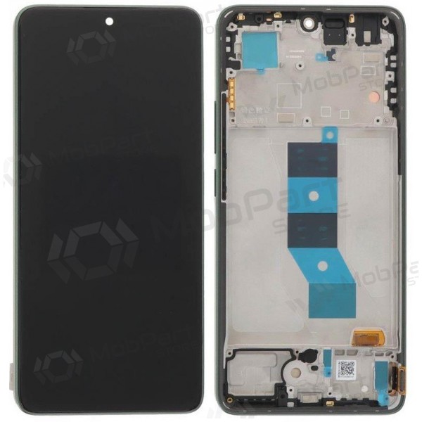 Xiaomi Poco M7 Pro scherm (zwart) (met een frame) (origineel)