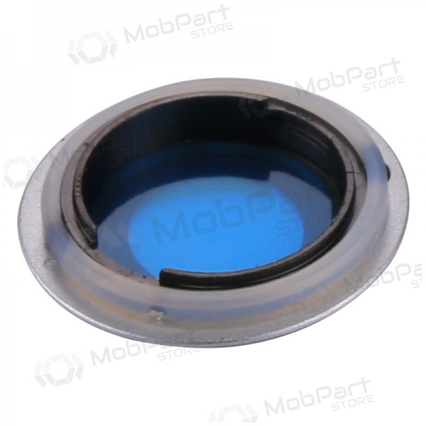 Apple iPhone 8 / SE 2020 camera glas (zilverachtig) (met een frame)