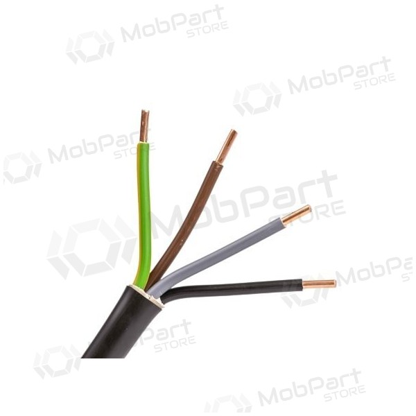 Stroomkabel Lietkabelis CYKY 5x2.5 mm² koper PVC 450/750V 100 m rol.