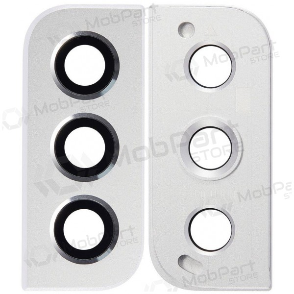 Samsung S901 Galaxy S22 camera glas (wit) (met een frame)