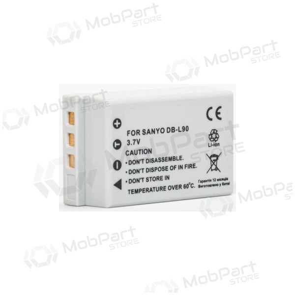 Sanyo DB-L90 foto batterij / accu