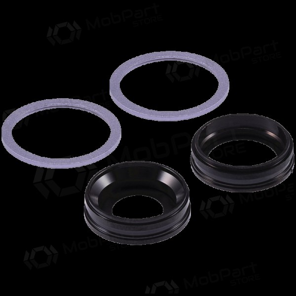 Apple iPhone 11 camera glas (2stuks) (purpurinis) (met een frame)