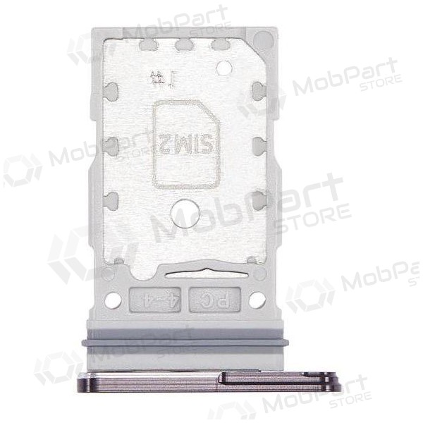 Samsung S908 Galaxy S22 Ultra Dual SIM-kaarthouder (zwart) (service pack) (origineel)