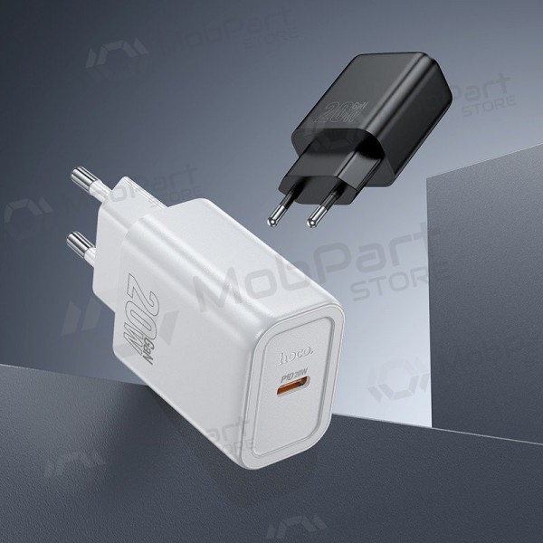 Lader Hoco N60 20W GaN USB-C + USB-C to Lightning cable 1.0m wit