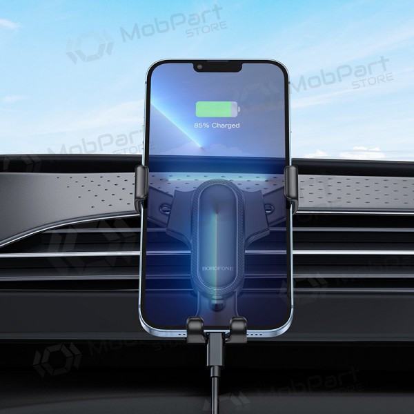 Automobilinis Universeel telefono laikiklis Borofone BH74 mounted on ventilation grilles, zwart