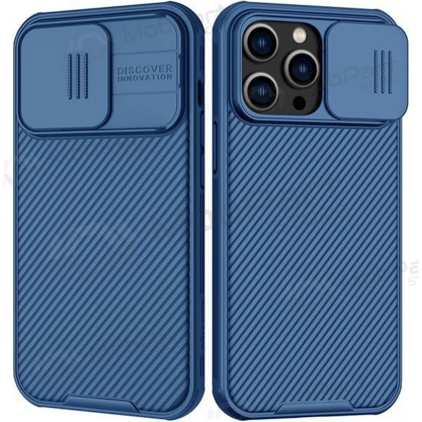 Apple iPhone 15 Pro Max hoesje „Nillkin CamShield Pro“ (blauw)