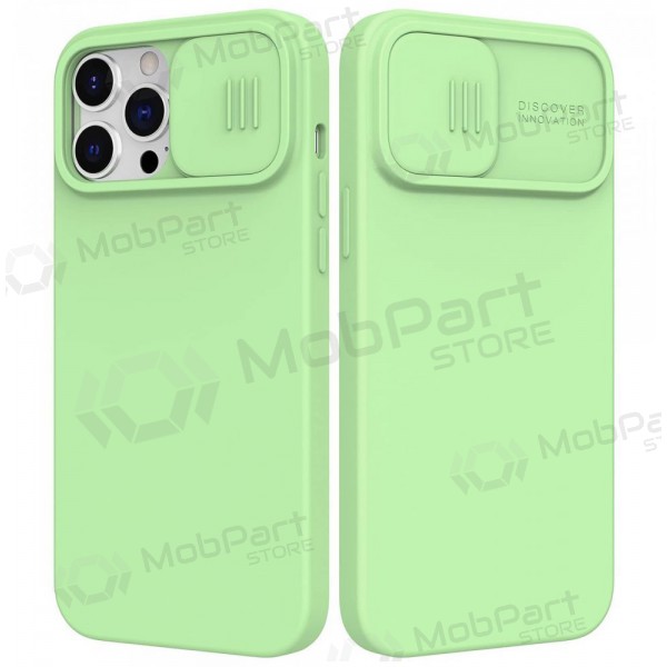 Apple iPhone 15 hoesje „Nillkin Silicone“ (licht groen)